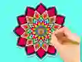 Coloring Book: Mazy Flower — free online game