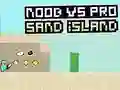 Noob vs Pro Sand Island — free online game