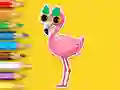 Coloring Book: Flamingo — free online game