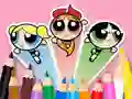Coloring Book: The Powerpuff Girls — free online game