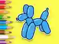 Coloring Book: Balloon Puppy — free online game