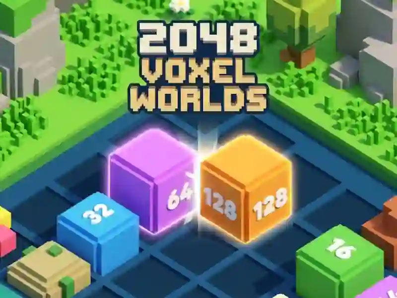 თამაში 2048 Voxel Worlds ონლაინ