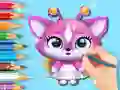 Coloring Book: Cute Fluvsies — free online game