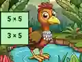 Multiplication Bird Image Uncover — free online game