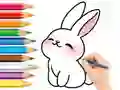 Coloring Book: Cute Rabbit — free online game