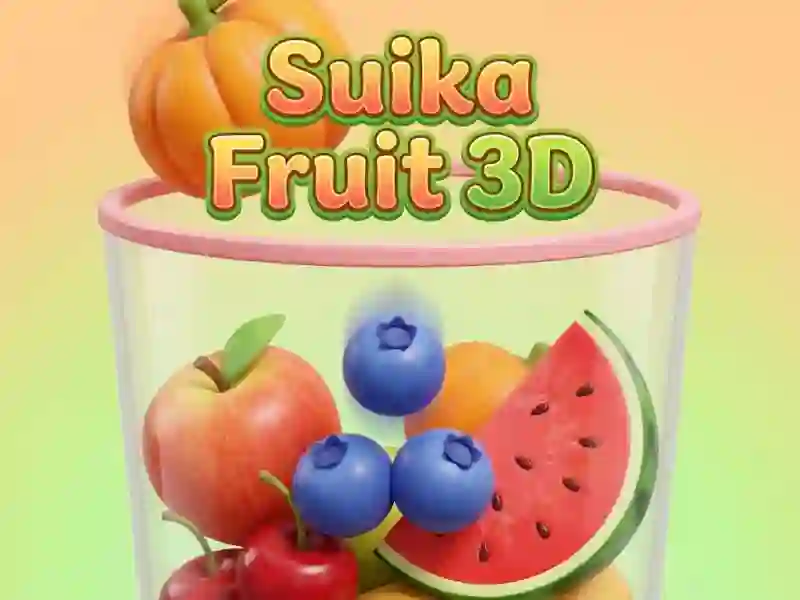 Gêm Suika Fruit 3D ar-lein
