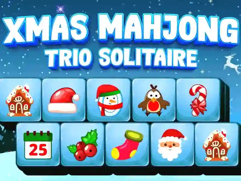 Xmas Mahjong Trio Solitaire — free online game