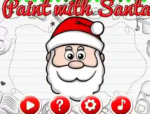 Paint With Santa — free online game