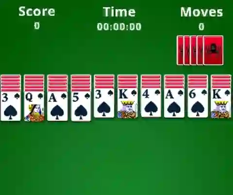 Spider Solitaire — free online game