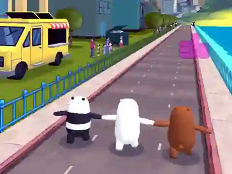 We Bare Bears Bear Parkour — free online game