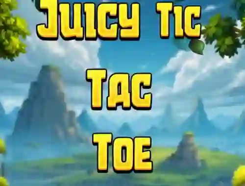 Juicy Tic Tac Toe — free online game