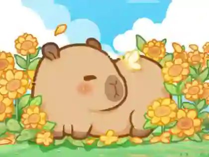 بازی Jigsaw Puzzle: Capybara In Sunflowers آنلاین