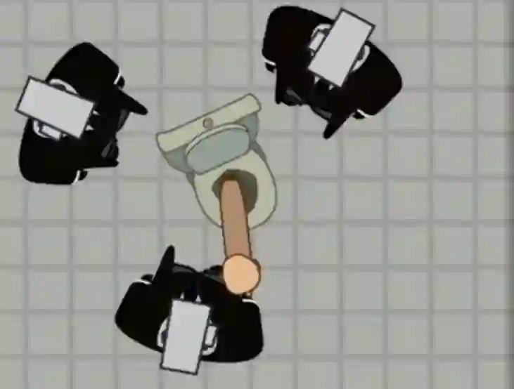Gêm 100 Cameramans vs 100 Toilets ar-lein