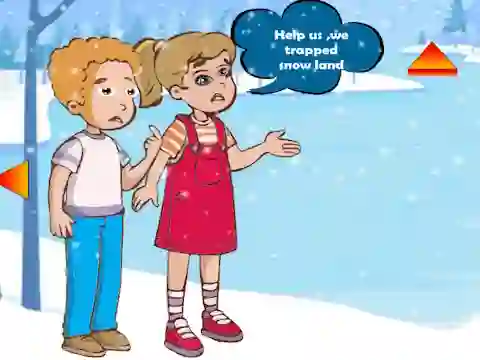 Siblings Escaped Snow Land — free online game