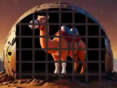Caged in the Sands — free online game