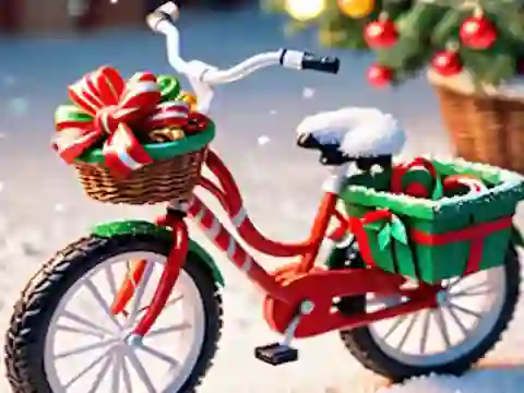 Christmas Bike Salon — free online game