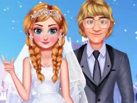 Frozen Sisters Wedding Bliss — free online game