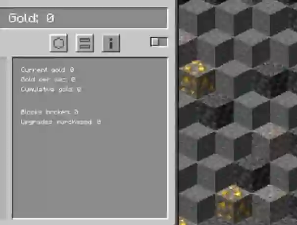 Minecraft Gold Clicker — free online game