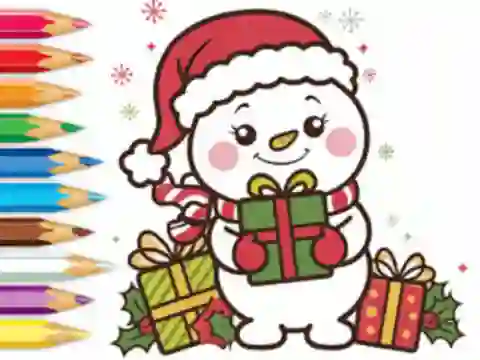 Coloring Book: Christmas Surprise Delivery — free online game
