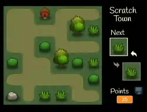 Spel Scratch Town på nätet