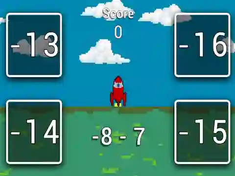 Rocket Math — free online game