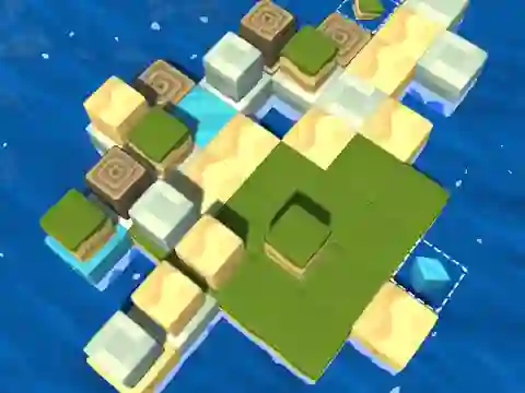 Cube Island: ASMR Relax Puzzle — free online game