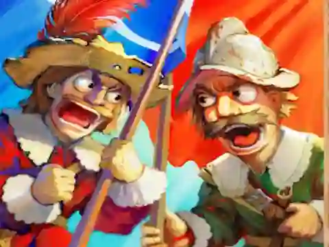 Trò chơi Musketeers Gunpowder vs Steel trực tuyến