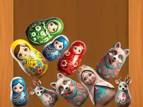 Merge Matreshki — free online game