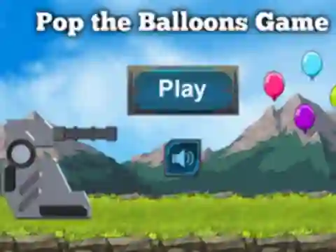 Pop The Balloons Game — free online game