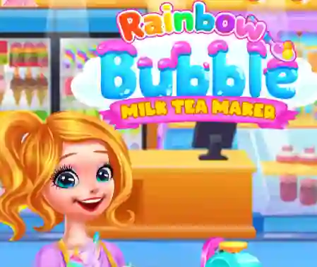 Rainbow Bubble Milk Tea Maker — free online game