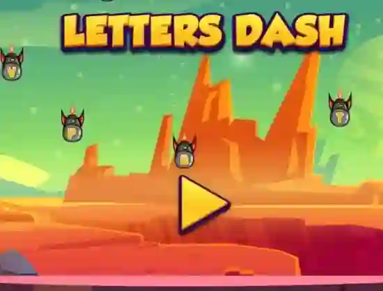 Gêm Letters Dash ar-lein