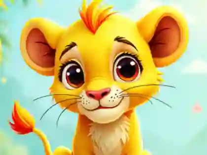 Jigsaw Puzzle: Baby Simba — free online game