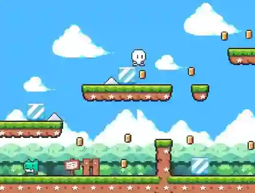 Snowman Adventure — free online game