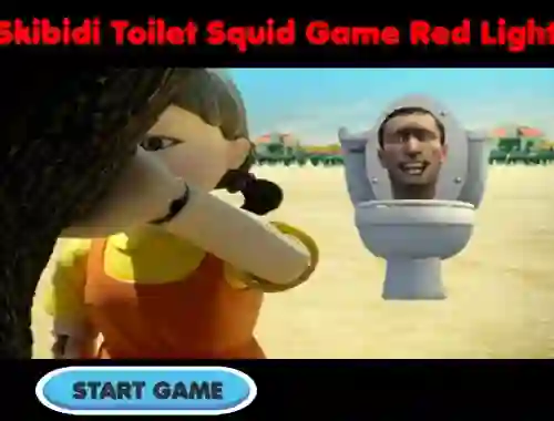 Skibidi Toilet Squid Game Red Light — free online game