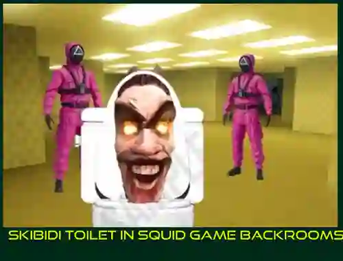 Skibidi Toilet in Squid Game Backrooms — free online game