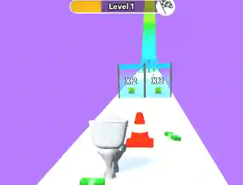 Skibidi Toilet Money Stack — joc online gratuit