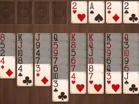 Wood Freecell — free online game