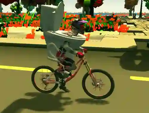 Skibidi Toilet Bike Riding — free online game