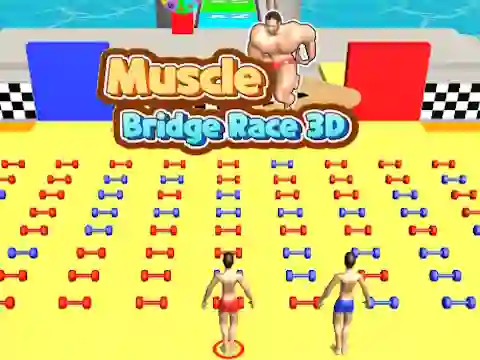 Muscle Bridge Race 3D — free online game