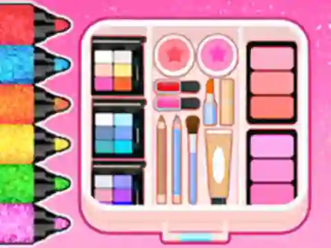 Coloring Book: Makeup Tidy — free online game