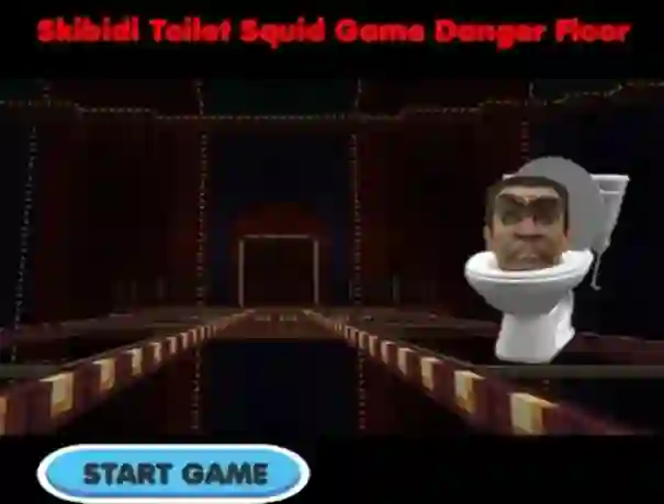 Skibidi Toilet Squid Game Danger Floor — free online game