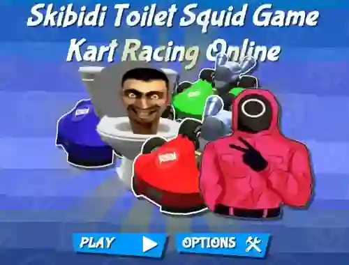 Skibidi Toilet Squid Game Kart Racing Online — free online game