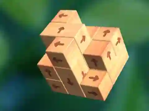 Tap 3D Wood Block Away — free online game