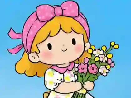 Jigsaw Puzzle: Little Flower Girl — free online game