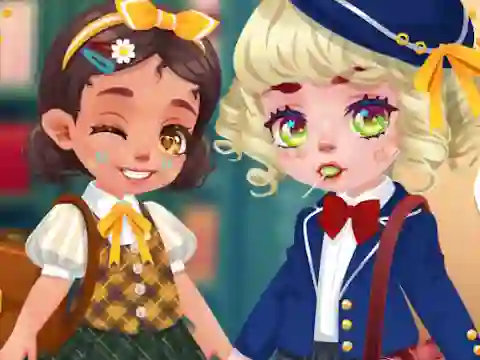 Toddie Vintage School Day — free online game