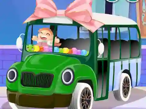 Decor: School Bus — free online game