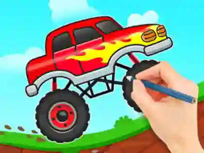 Coloring Book: Monster Truck — free online game
