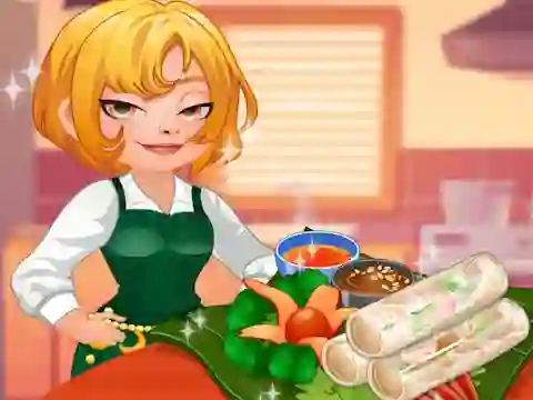 Roxie's Kitchen: Spring Roll — free online game