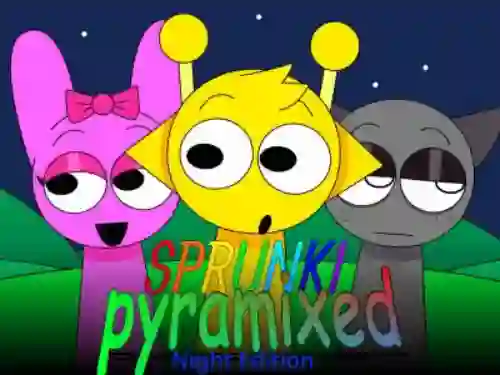Sprunki Pyramixed: Night Edition — free online game