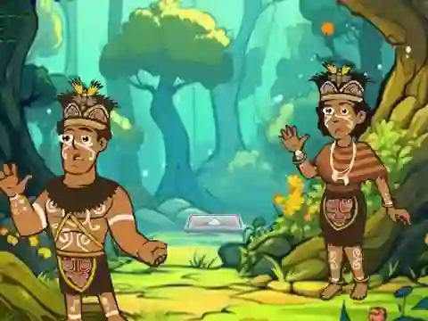 Tribes Reach The Hut — free online game